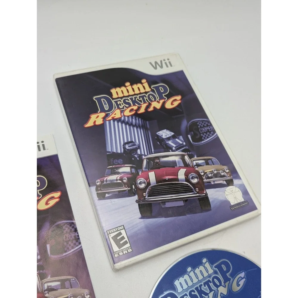 Mini Desktop Racing (Nintendo Wii) Complete Near Mint Disc